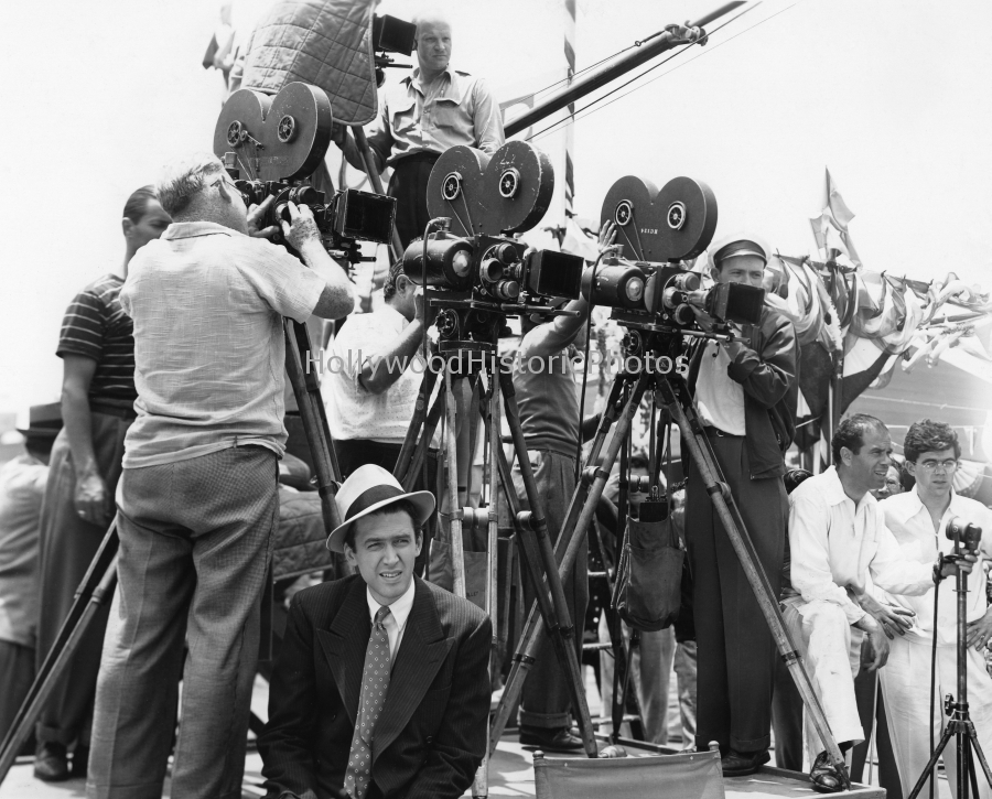 James Stewart 1939 Mr. Smith Director Frank Capra on right.jpg